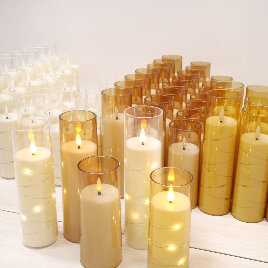 キャンドルライト LEDキャンドル LEDライト 卓上装飾 装飾 大量 まとめて