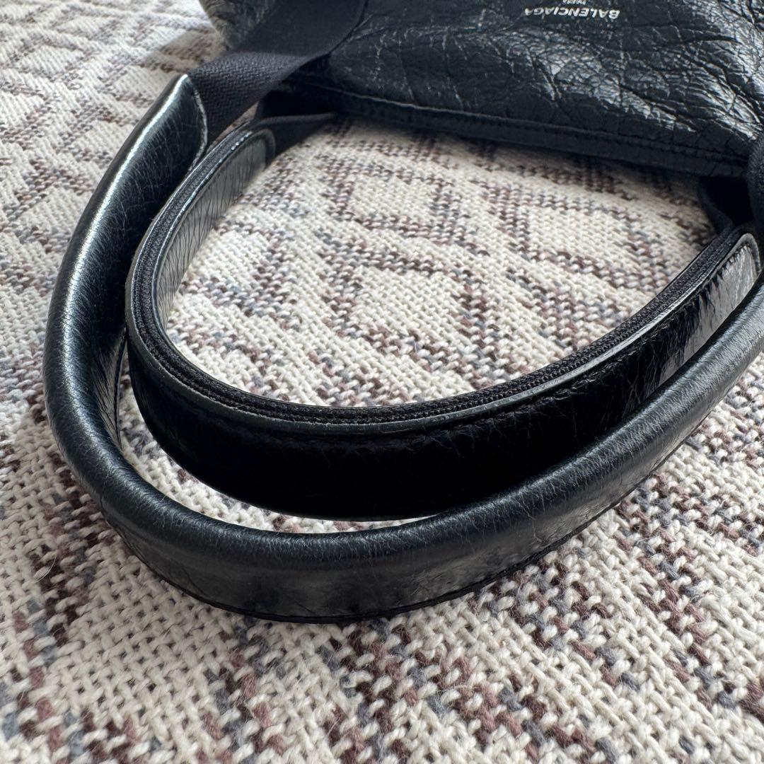 BALENCIAGA ネイビーカバス エクスクルーシブライン BLACK