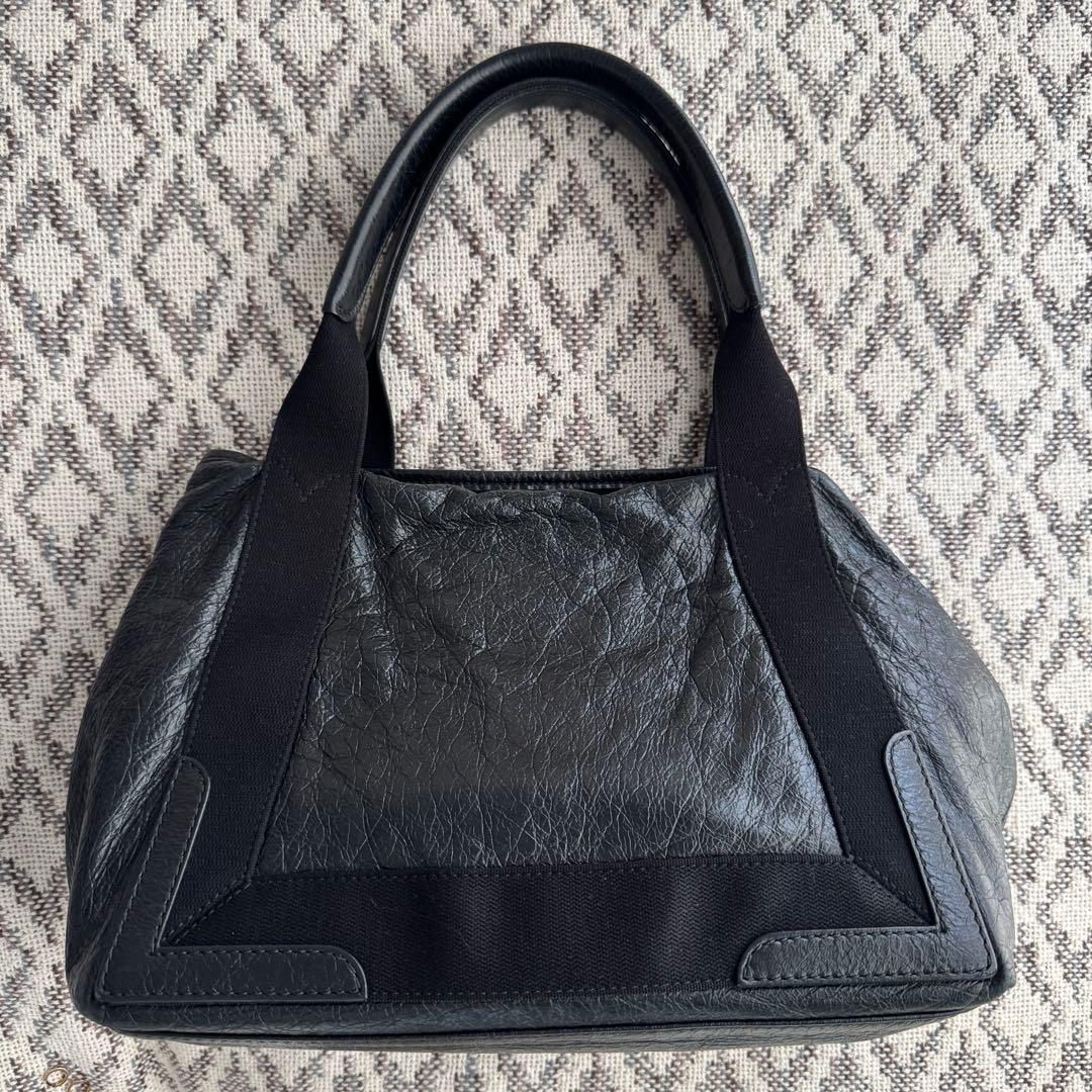 BALENCIAGA ネイビーカバス エクスクルーシブライン BLACK
