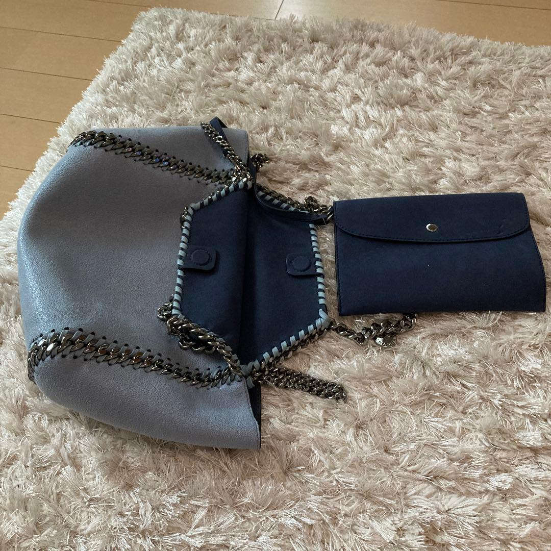 yakko0525⭐︎)ステラマッカートニーファラベラトート2wayポーチ付