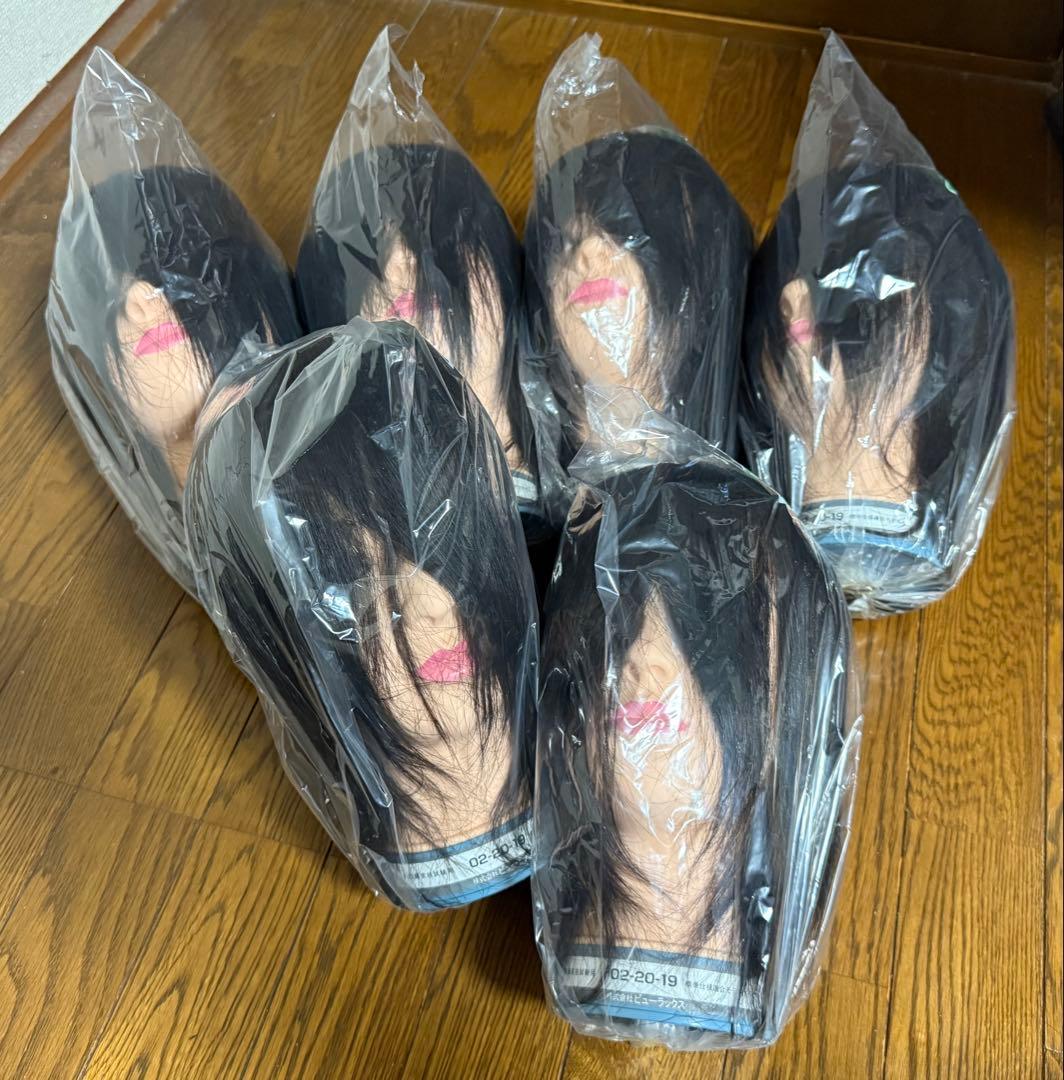 ‼️大特価‼️美容国試 国試 国家試験 カットウィッグ 本番用 6体