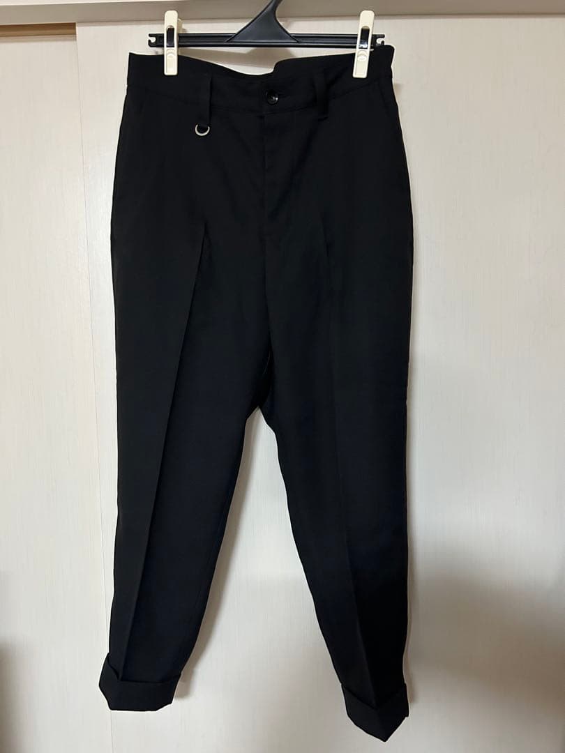 新品未使用　SOPNET. 黒 スラックス フロントタック Dリング付き