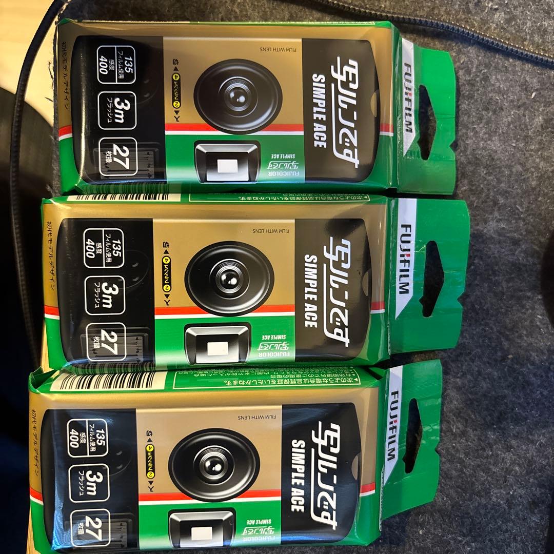 FUJIFILM 写ルンです　SIMPLE ACE 使い捨てカメラ 27枚