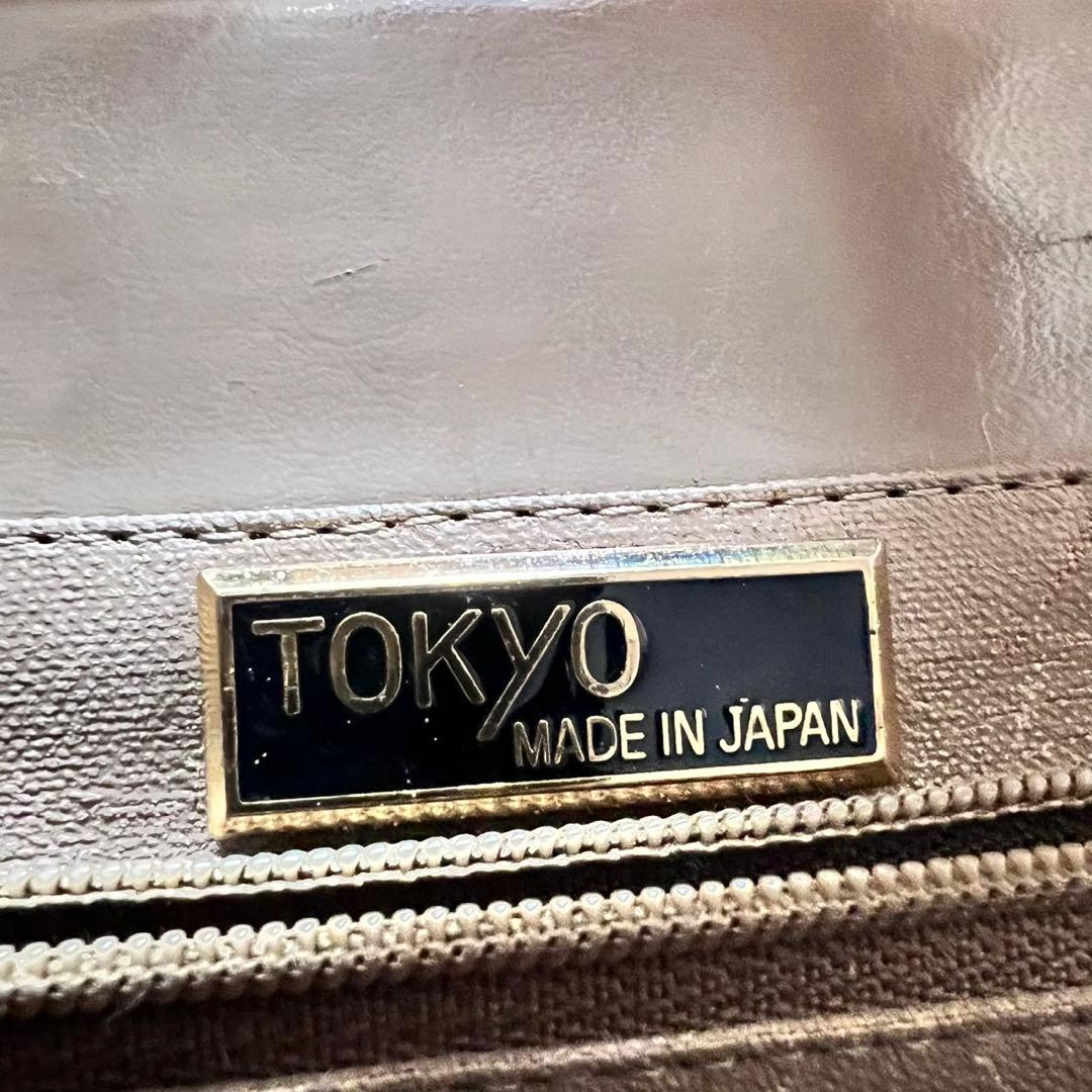 【良品】TOKYO Lizard skin リザード/ゴールド金具/ハンドバッグ