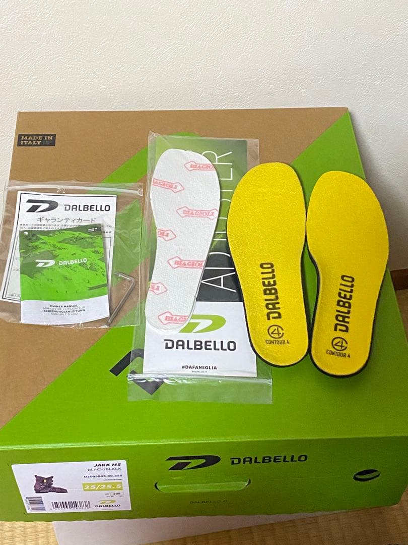 DALBELLO ILMORO JAKK 2022/ダルベロ 25-25.5cm