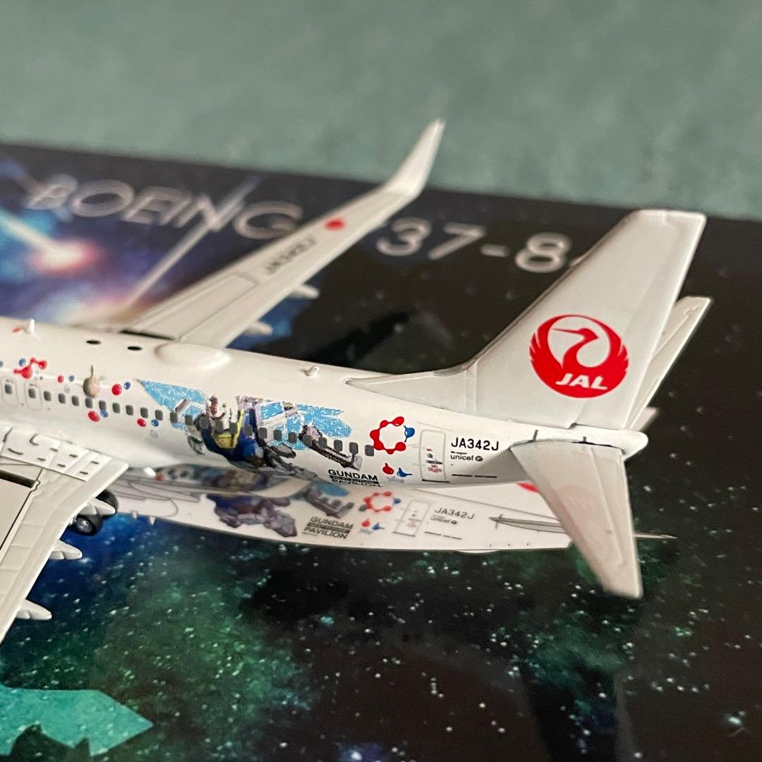 JAL 737-800 ガンダム EXPO JA342J ph 1:400