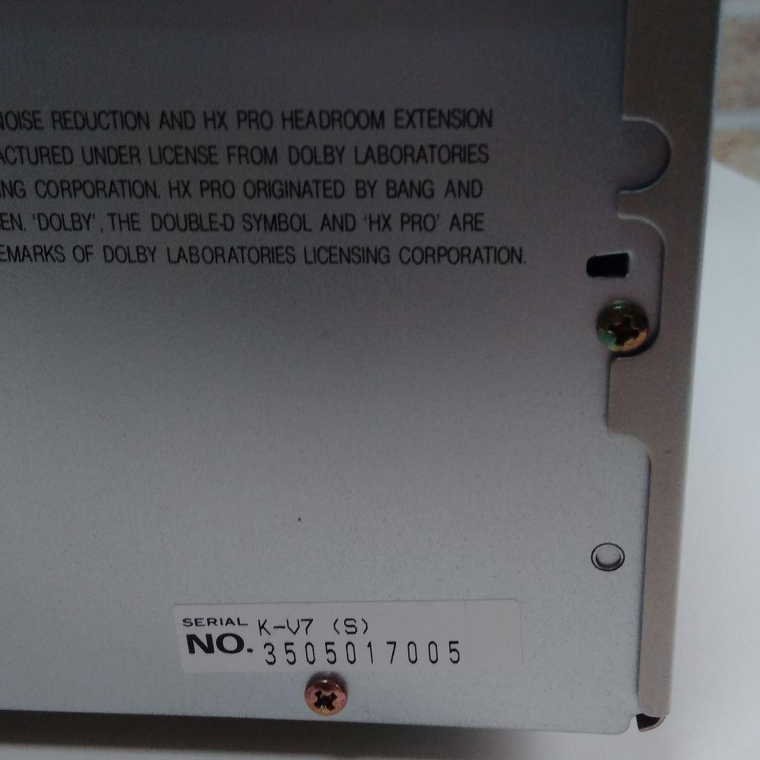 onkyo オンキヨー essay ダブル カセットデッキ K-V7