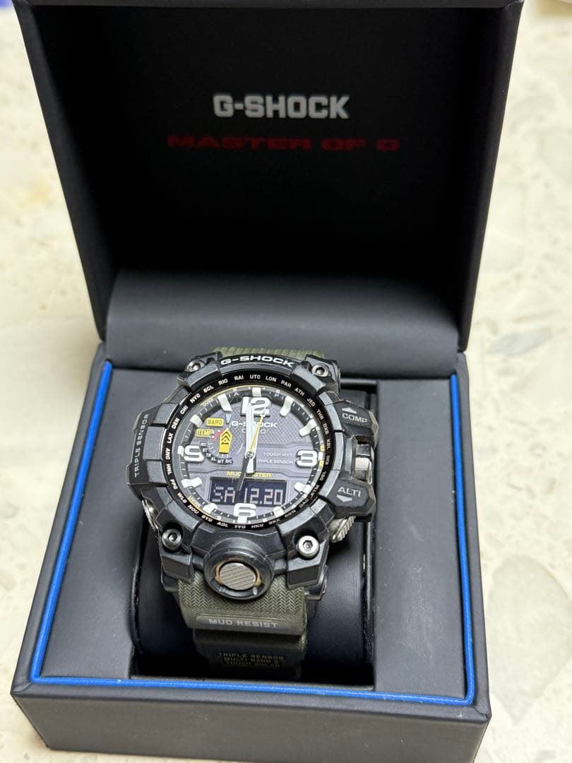 G-SHOCKシリーズのマッドマスター　GWG-1000-1A3JF美品