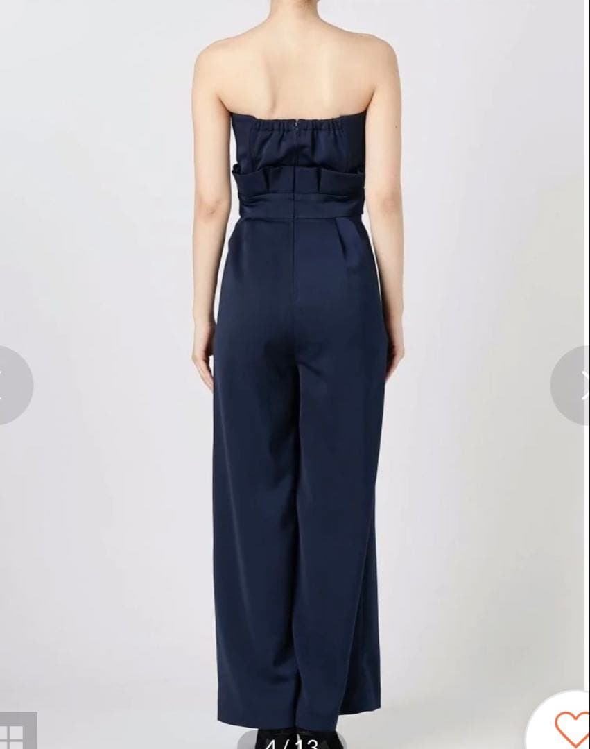 【美品】 ラグナムーン　ハイウエストワイドパンツドレス（黒）セット　S