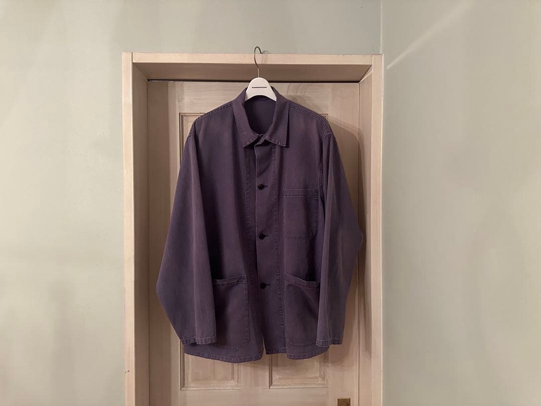 24ss COMOLI コットンドリル ワークジャケット 2 コモリ