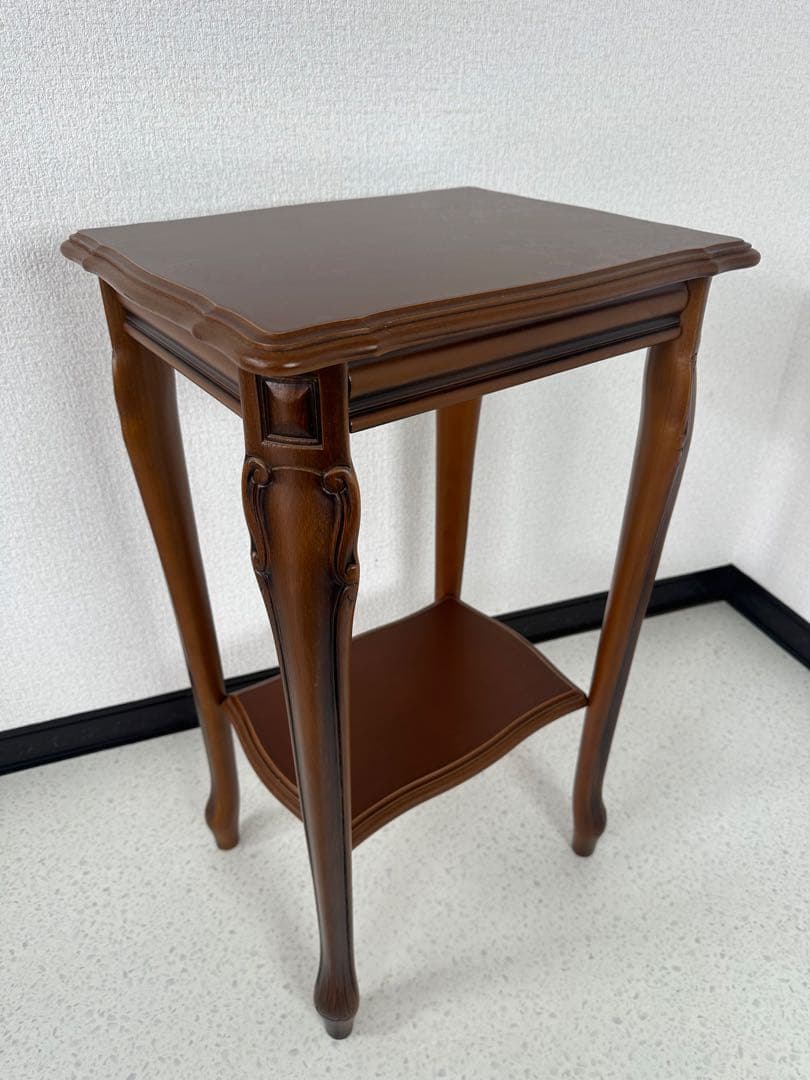 コーヒーテーブル 木製 花台 電話台 サイドテーブル ナイトテーブル ※i4※