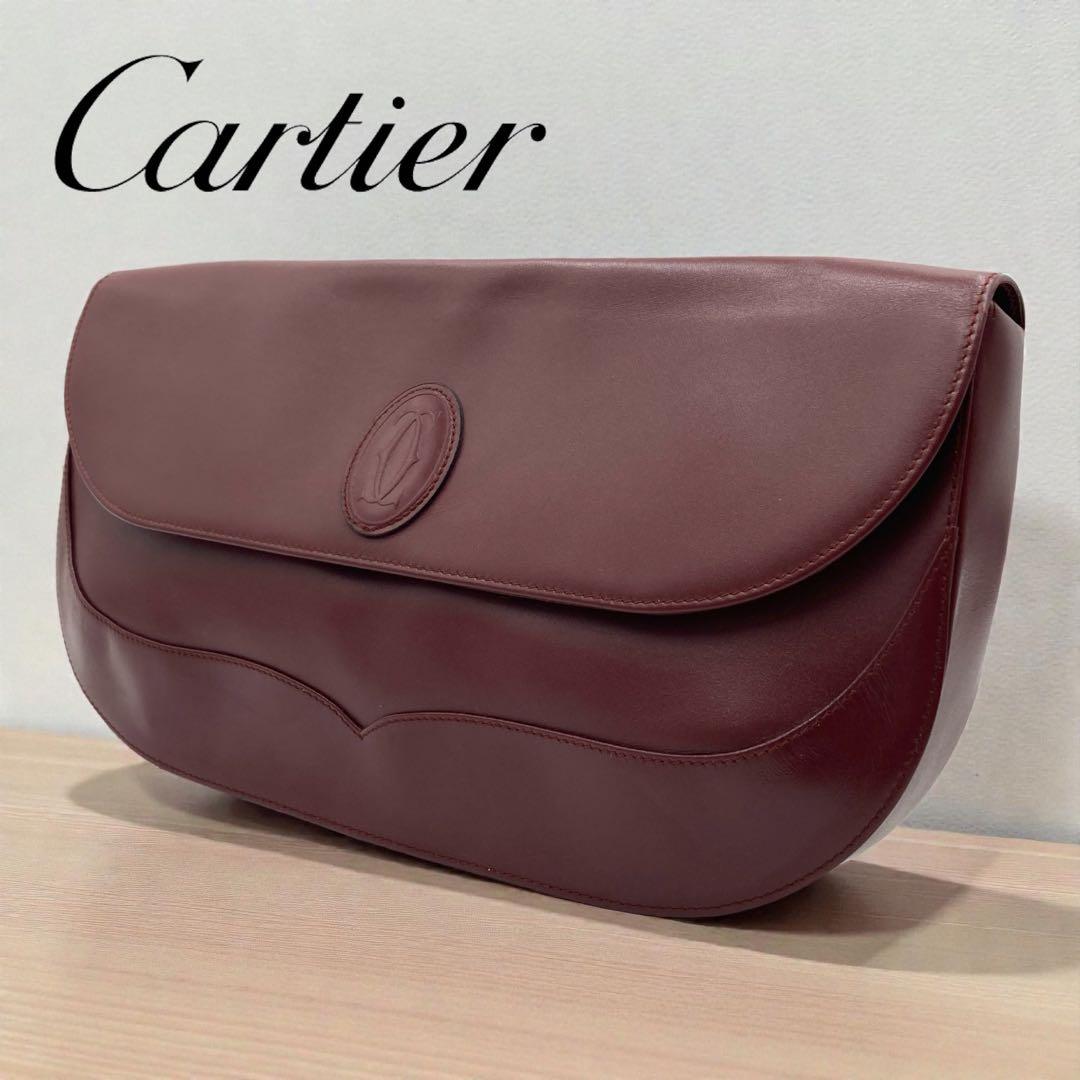 ⭐️美品⭐️カルティエ クラッチバッグ マストライン ボルドー セカンドバッグ