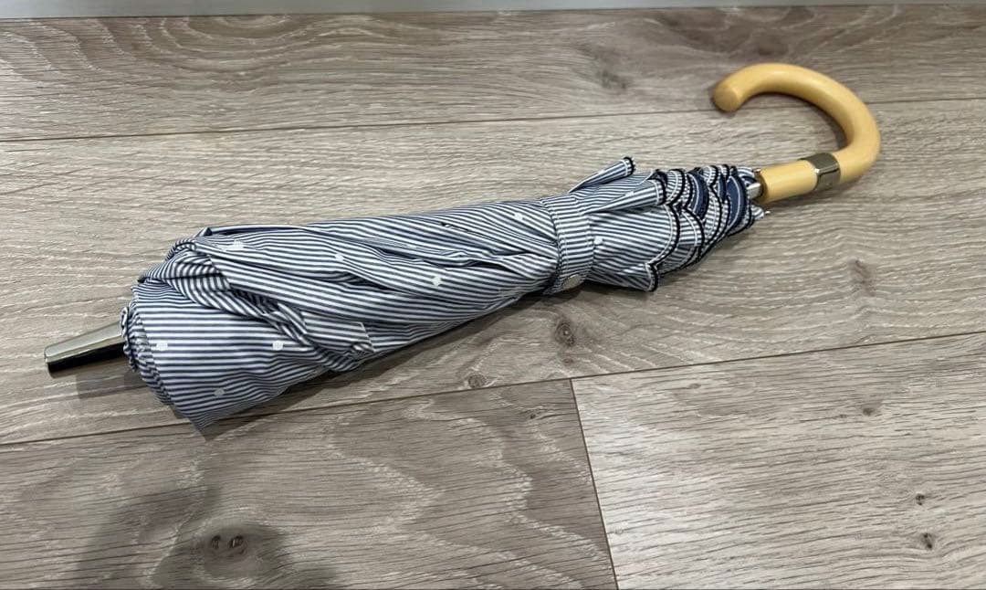 ポロラルフローレン　折りたたみ日傘 ストライプ柄