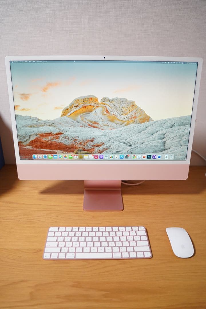 [美品]iMac 24インチ 2021 M1 256GB/16GB A2439