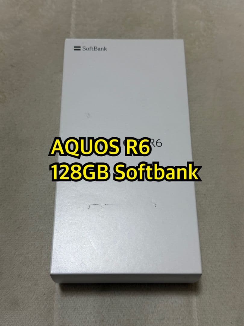 スマートフォン本体 SHARP AQUOS R6 128GB Softbank