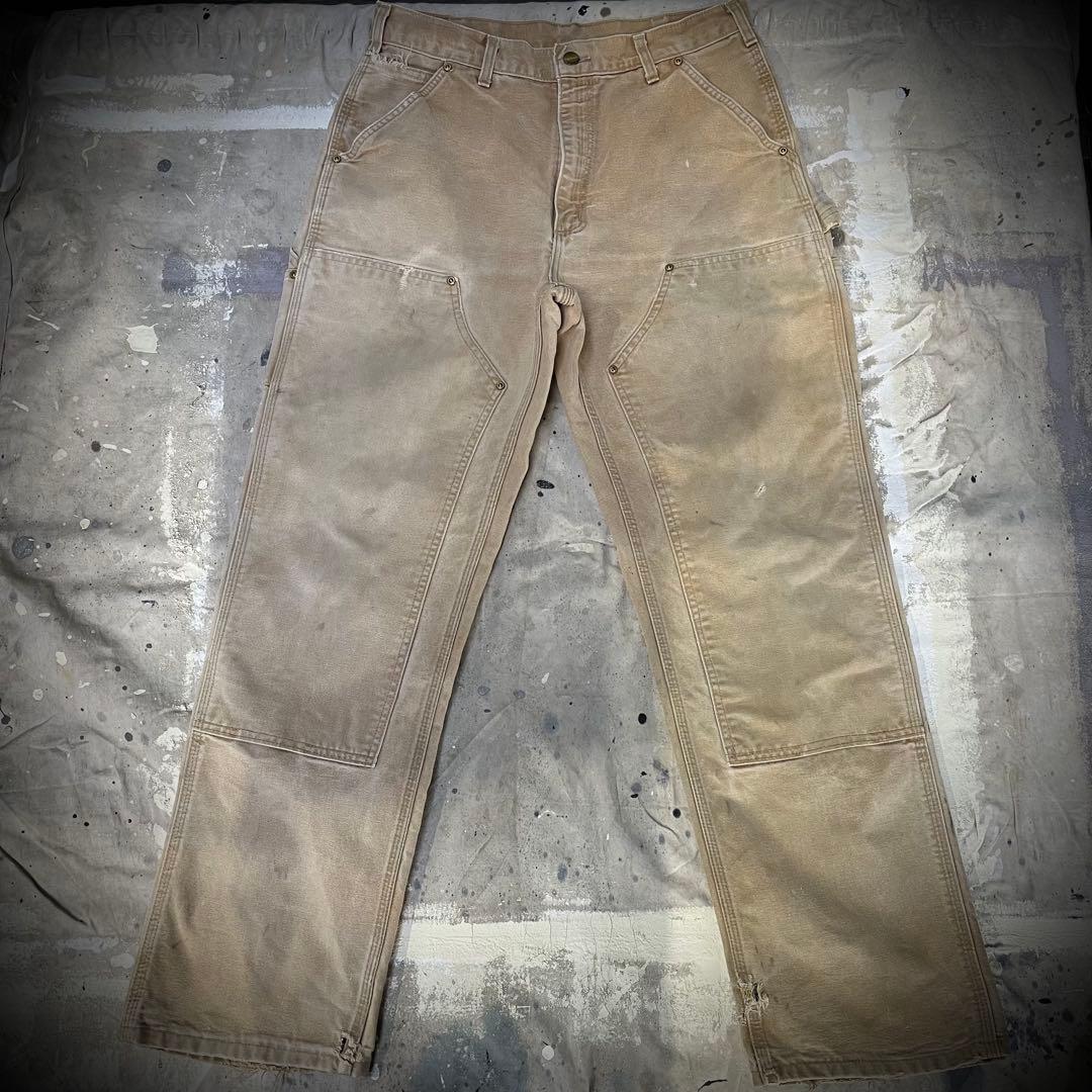 00s Carhartt ダブルニー USA製 ボロ グランジ カーハート