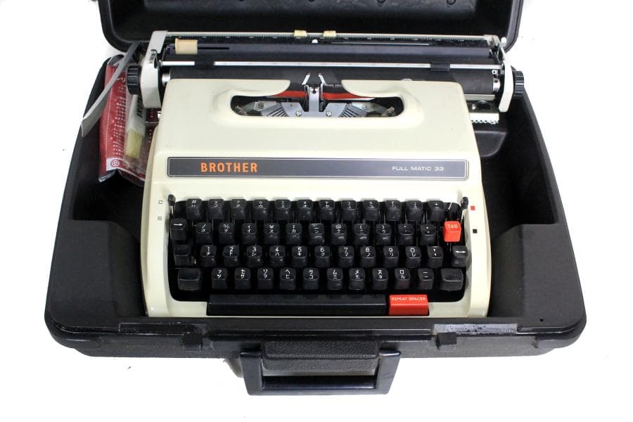 超美品 　カナタイプ　BROTHER FULL MATIC 33 タイプライター