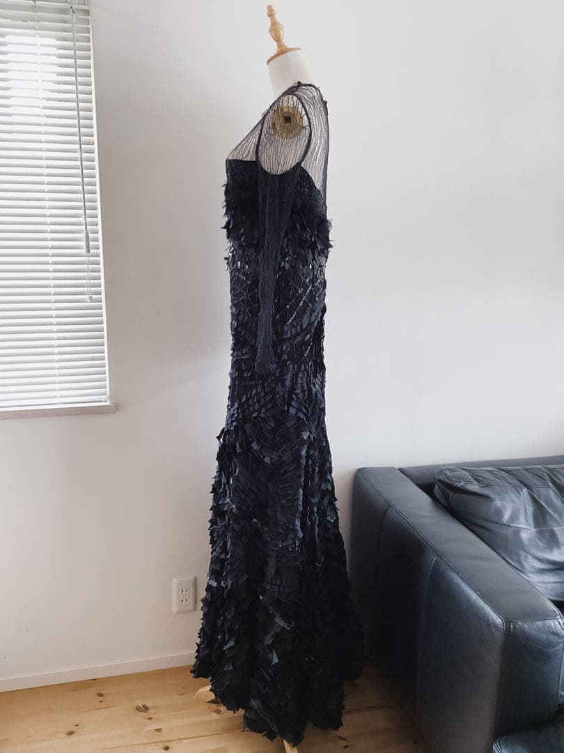 訳あり未使用品/定価2225300円【ESCADA】エスカーダ　ドレス　36