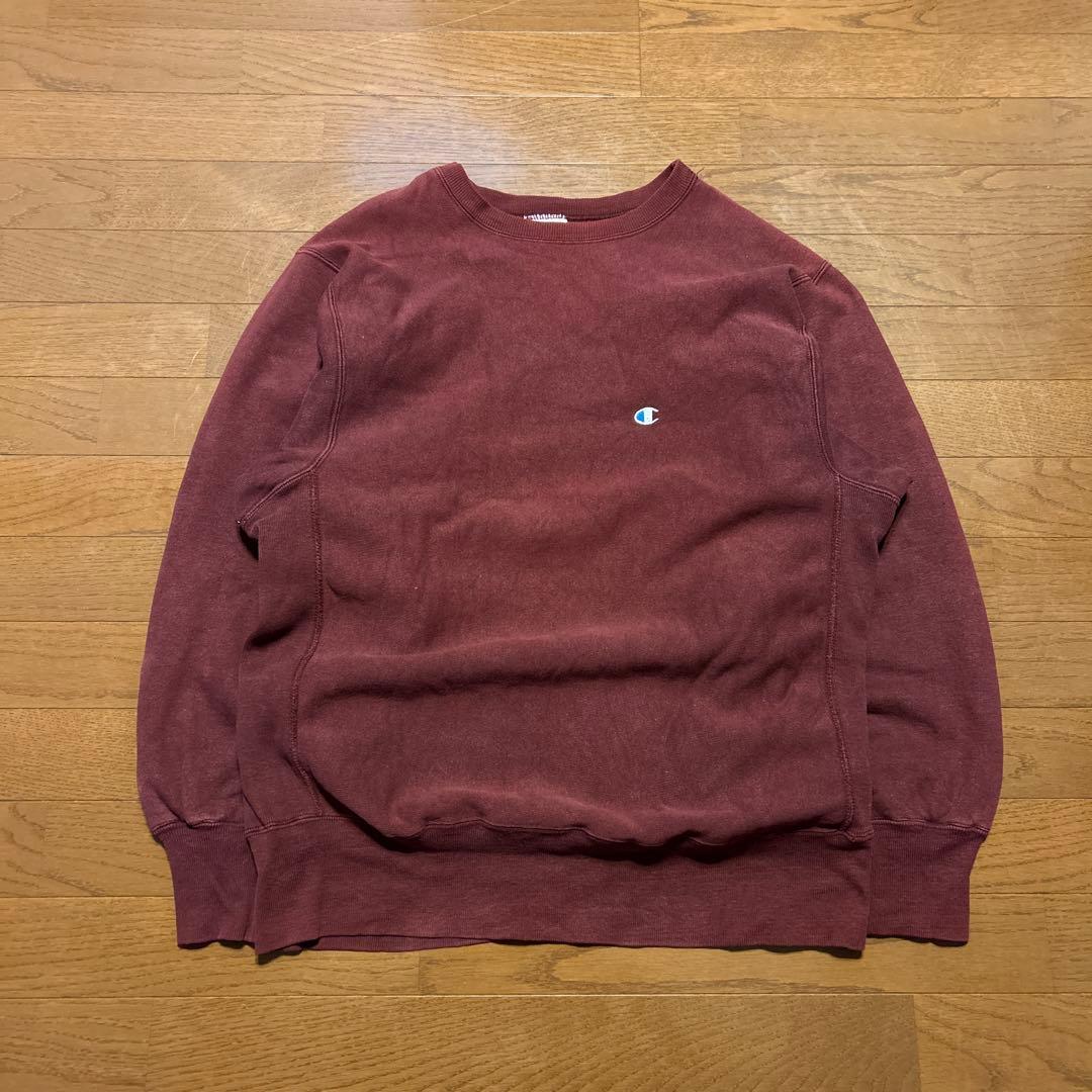 専用‼️80s Champion バーガンディ リバースウィーブ XL USA製