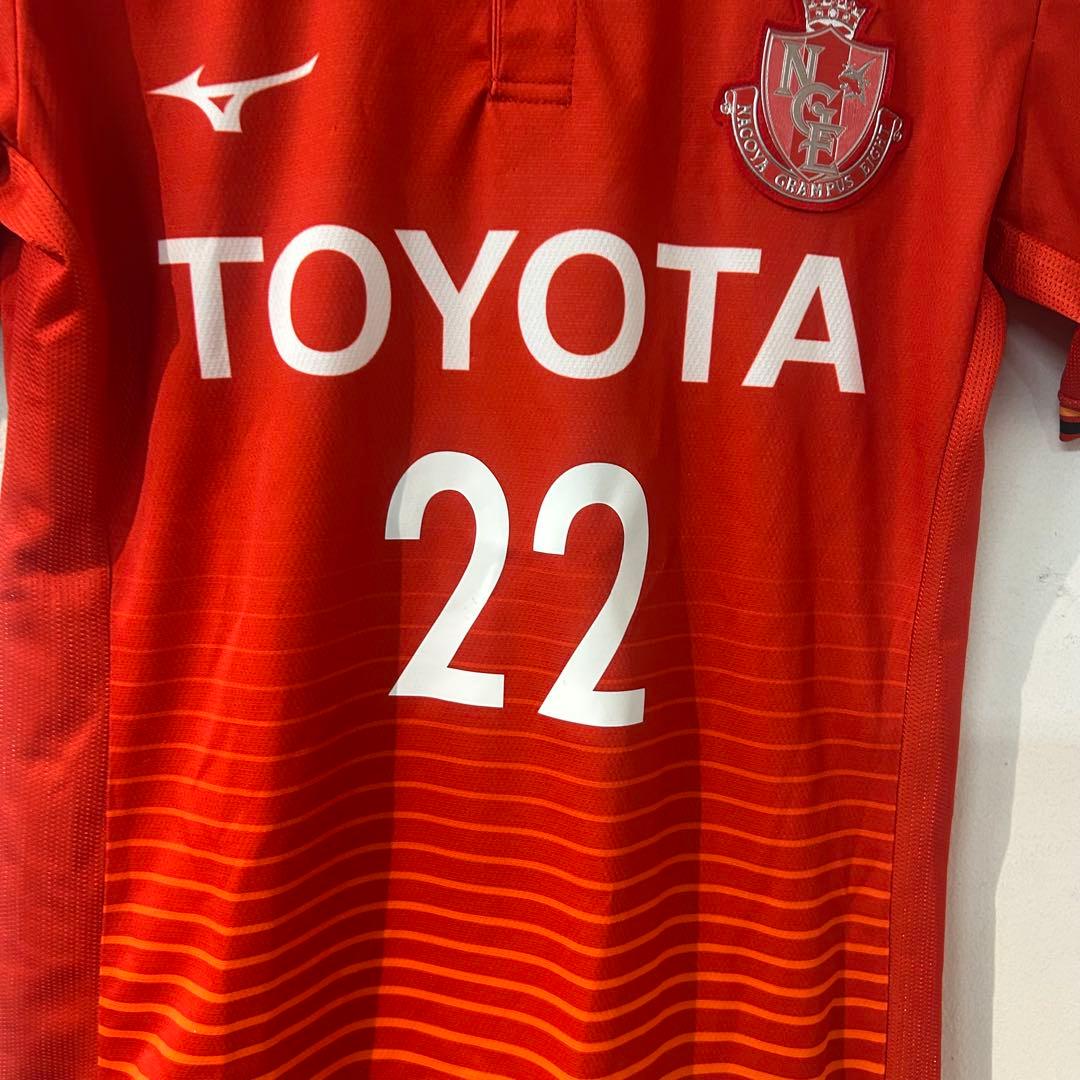 Jリーグ25周年記念ユニフォーム、名古屋グランパス(ランゲラック) 背番号22