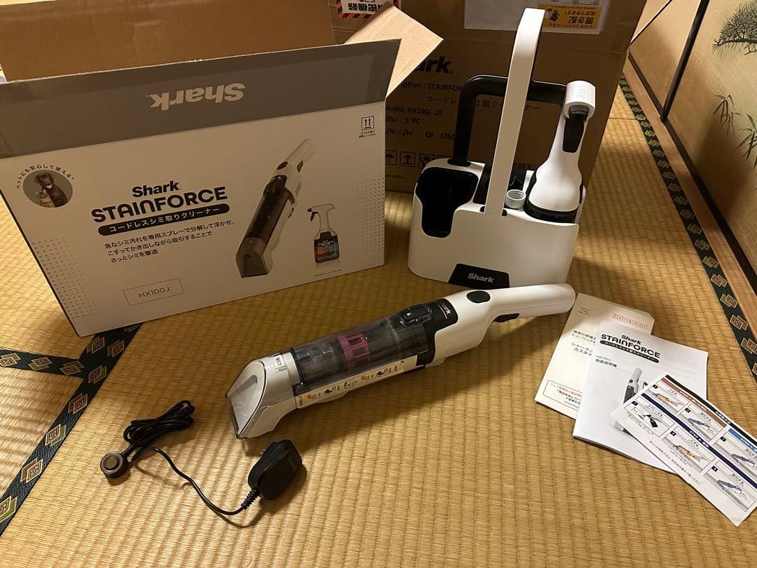 Shark コードレスシミ取りクリーナー HX100J シャーク