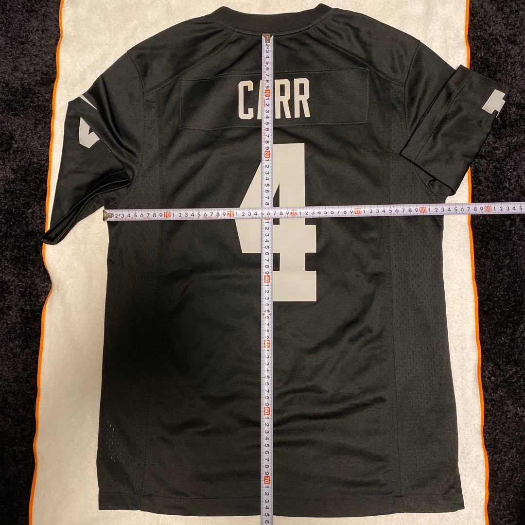 NFL RAIDERSレイダースCARRデレックカー オンフィールドジャージ M