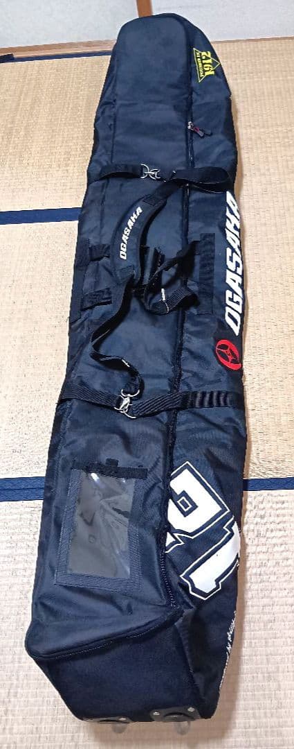 OGASAKA オガサカ スキー 2台 収納 ケース 迷彩 Lサイズ 中古品