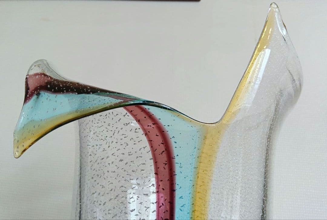 最終価格 ムラーノ ザネッティ MURANO Zanetti 花瓶/置物