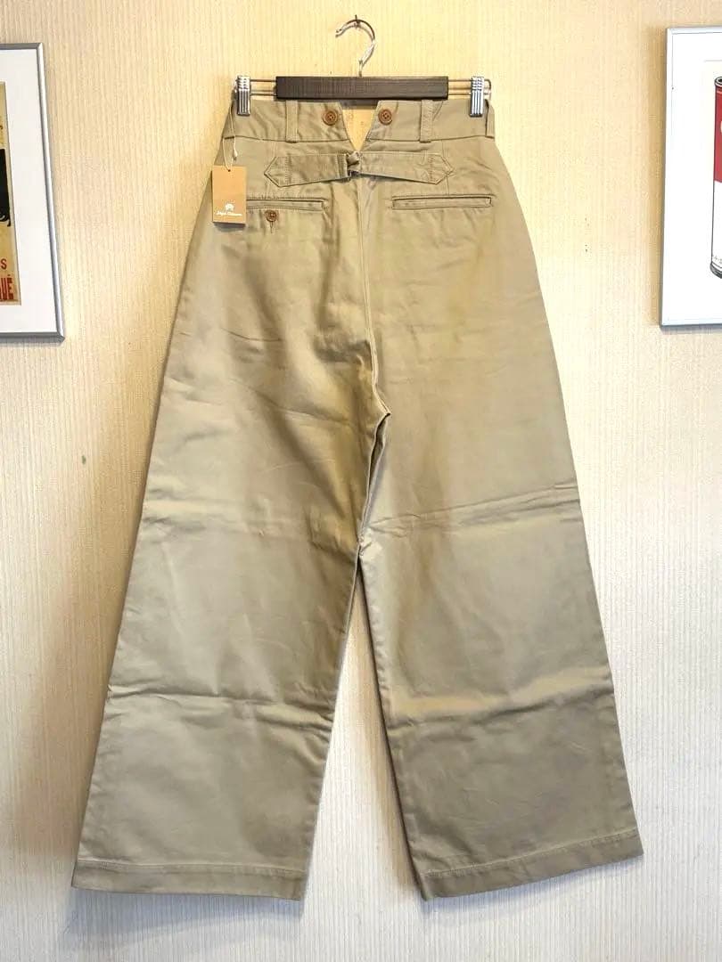 【ナイジェルケーボン】WIDE CHINO PANT - WEST POINT