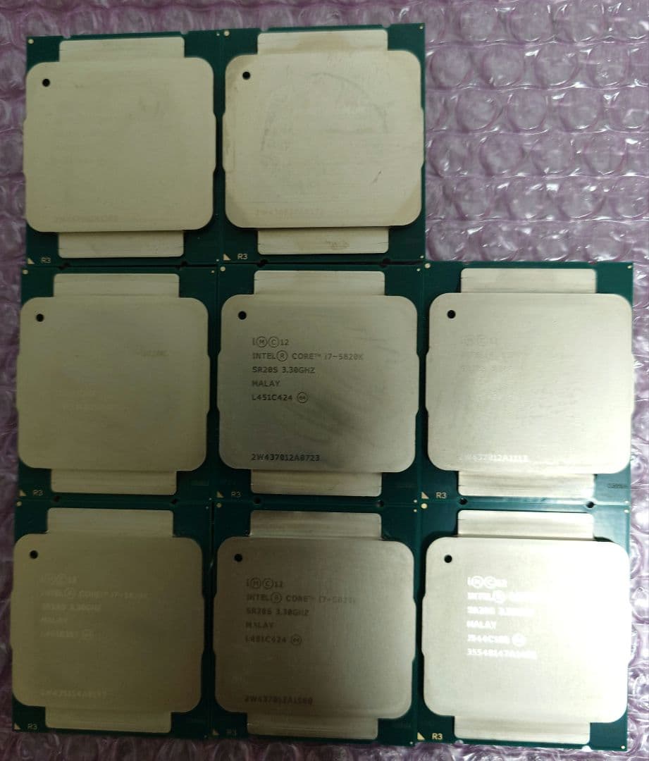 Intel Core i7-5820K 8個セット