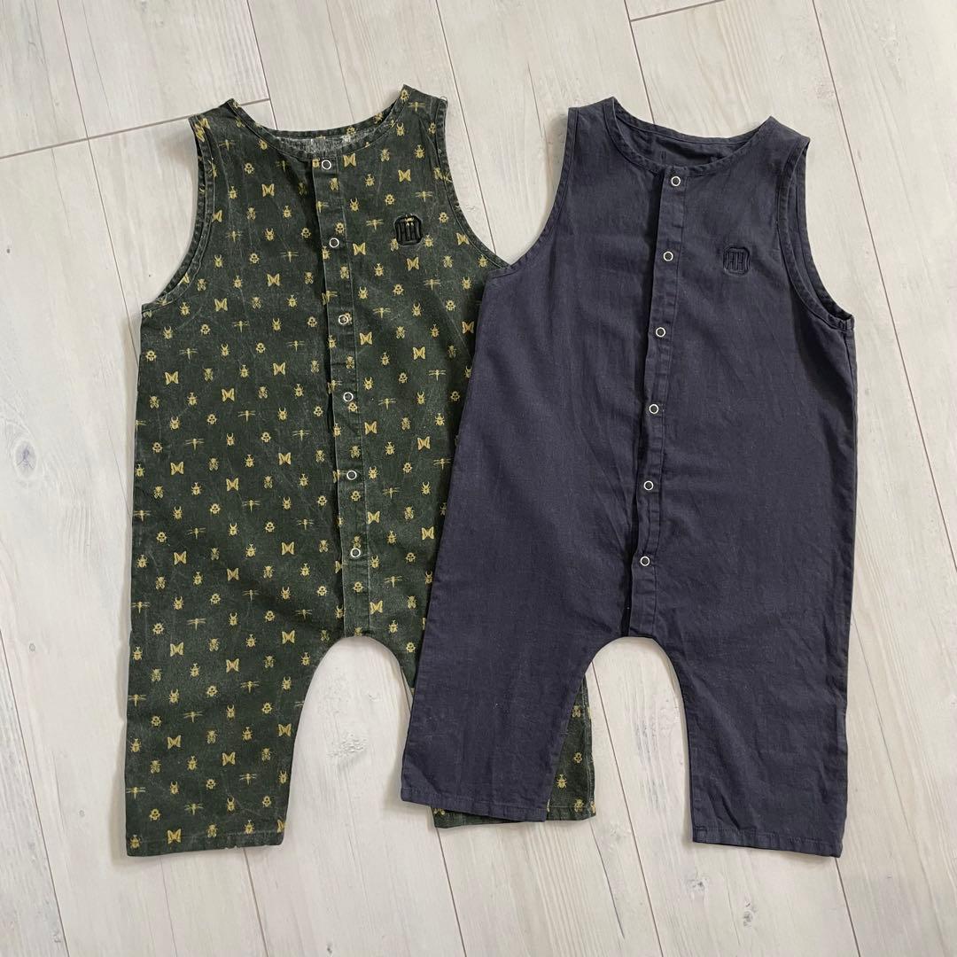 【2枚セット】house on the hill オーバーオール 80cm