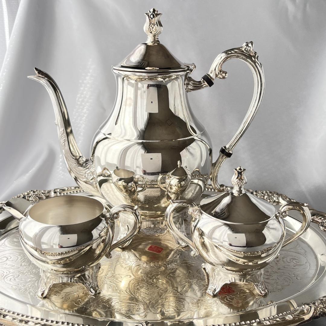 【F.B.Rogers】ティーセット 3点 ティーポット