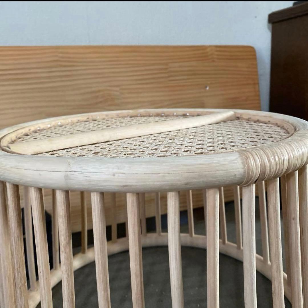 ツルヤ商店 籐バスケット maru S 籐 ラタン カゴ 収納かご インテリア