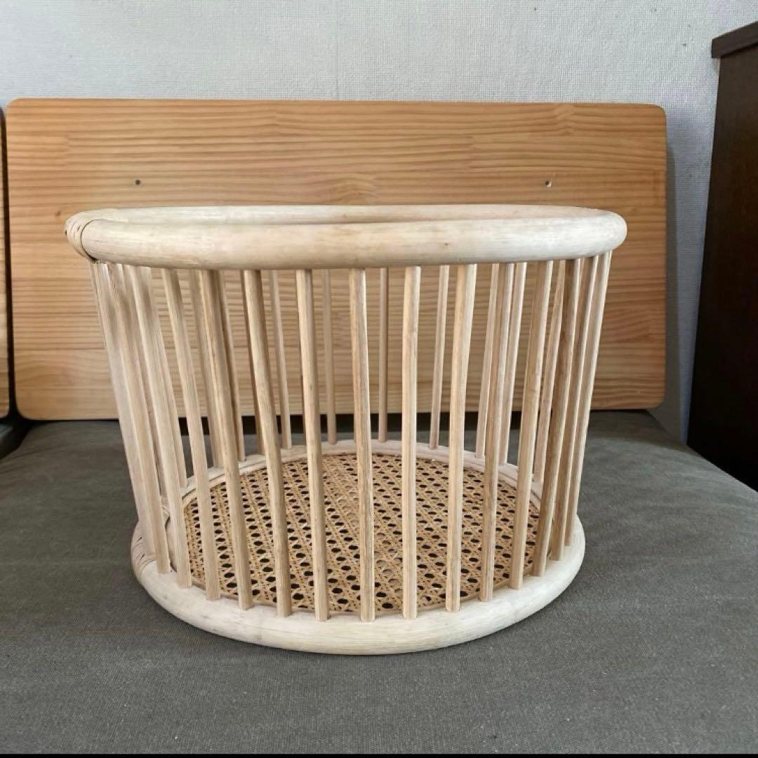 ツルヤ商店 籐バスケット maru S 籐 ラタン カゴ 収納かご インテリア