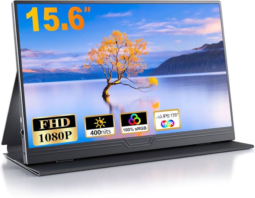 モバイルモニター 15.6インチ モバイルディスプレイ ポータブル　タイプC