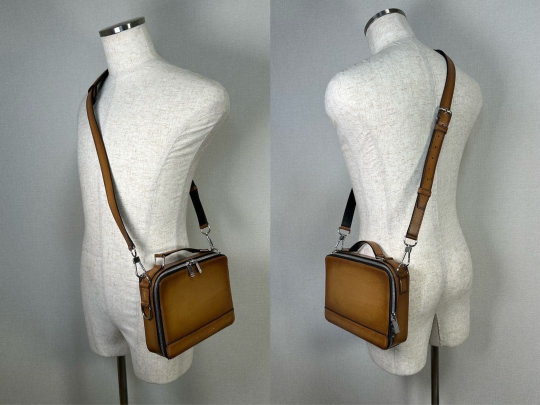 ほぼ新品 Berluti TAKE OFF PM スモール ショルダーバッグ