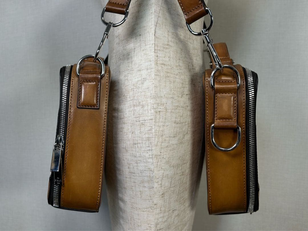 ほぼ新品 Berluti TAKE OFF PM スモール ショルダーバッグ