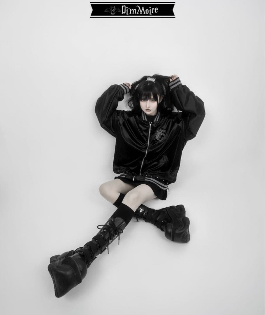 DimMoire ベロアスカジャン ブラック