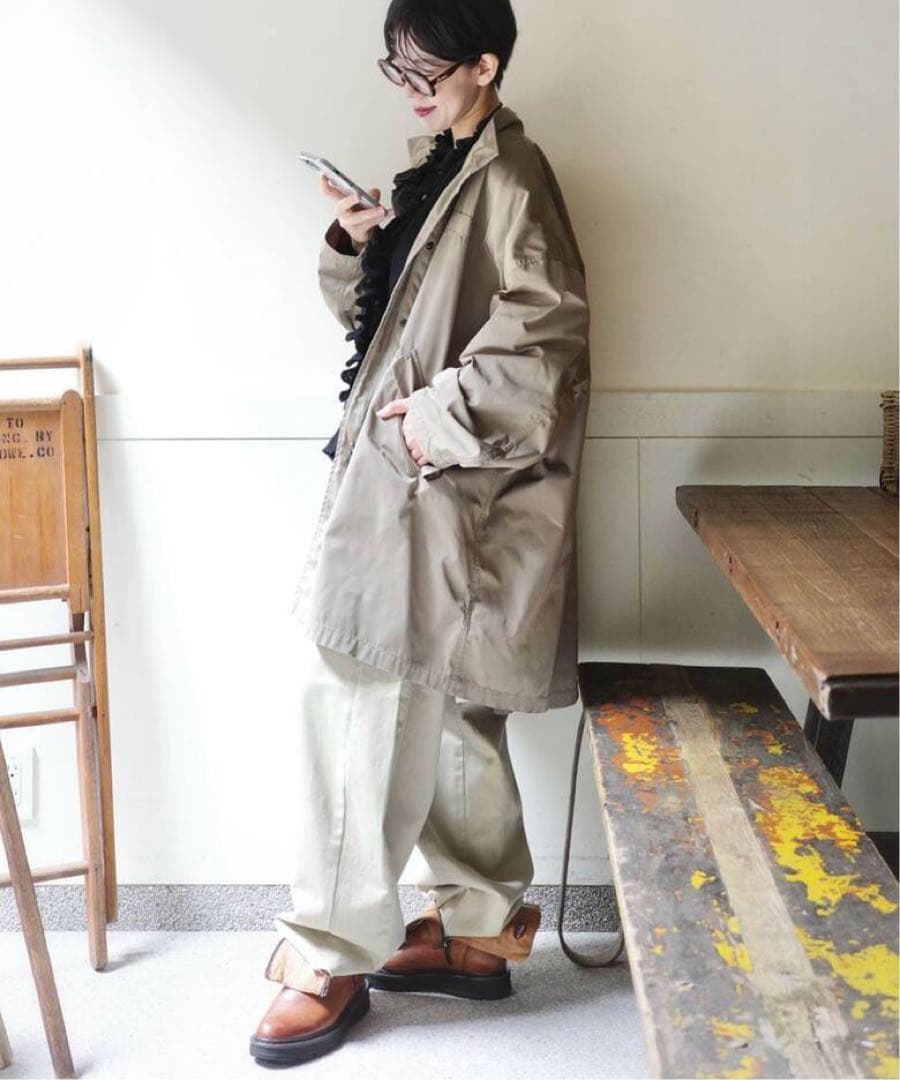 新品★journal standard luxe★メモリーツイル モッズコート