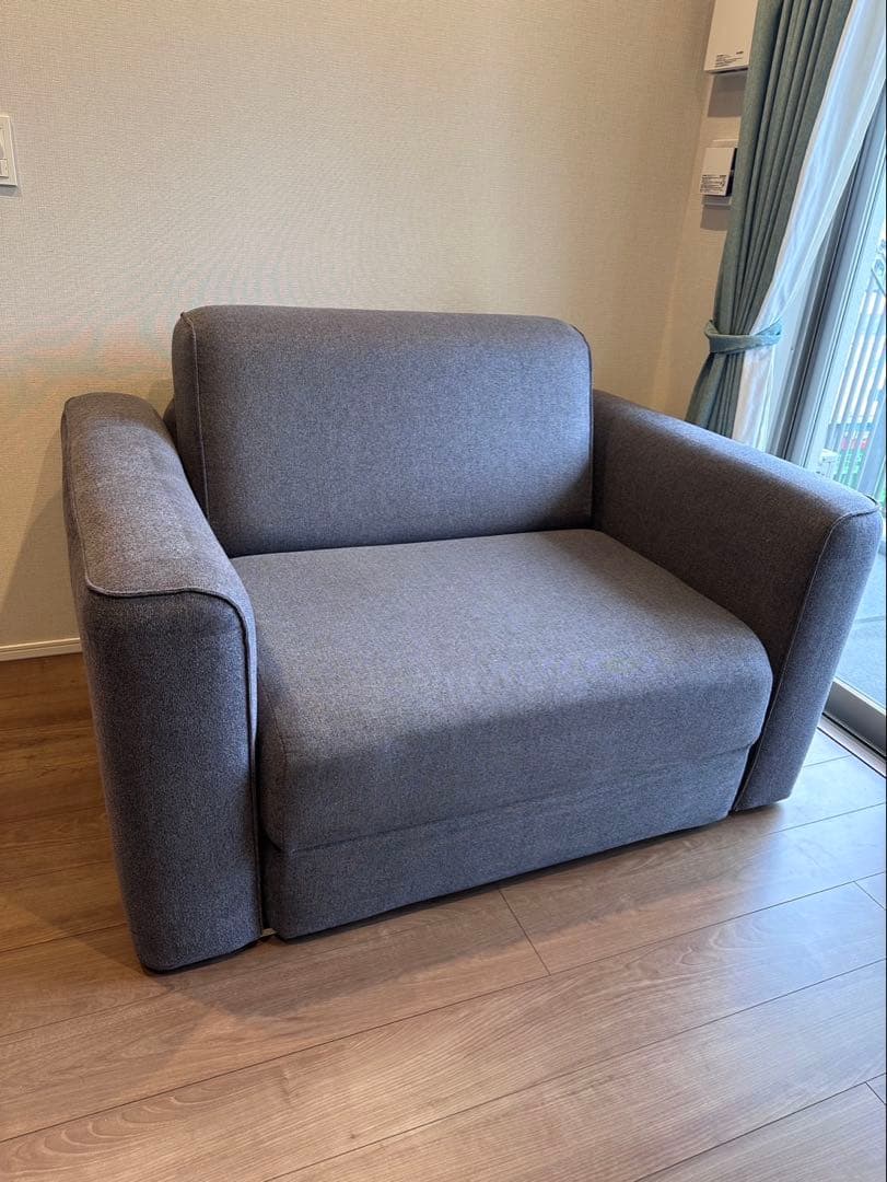 コアラマットレ　スソファベッド　シングル　グレー