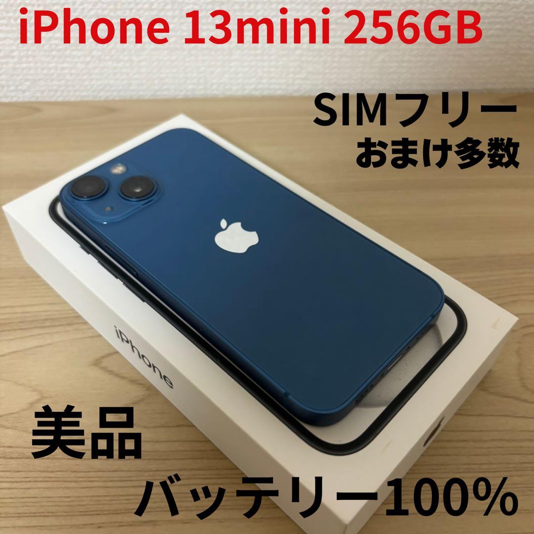 【極美品】 iPhone 13mini 256GB simフリー
