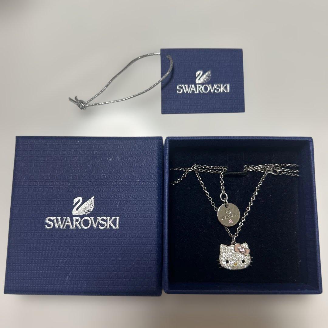 Swarovski Hello kittyネックレス