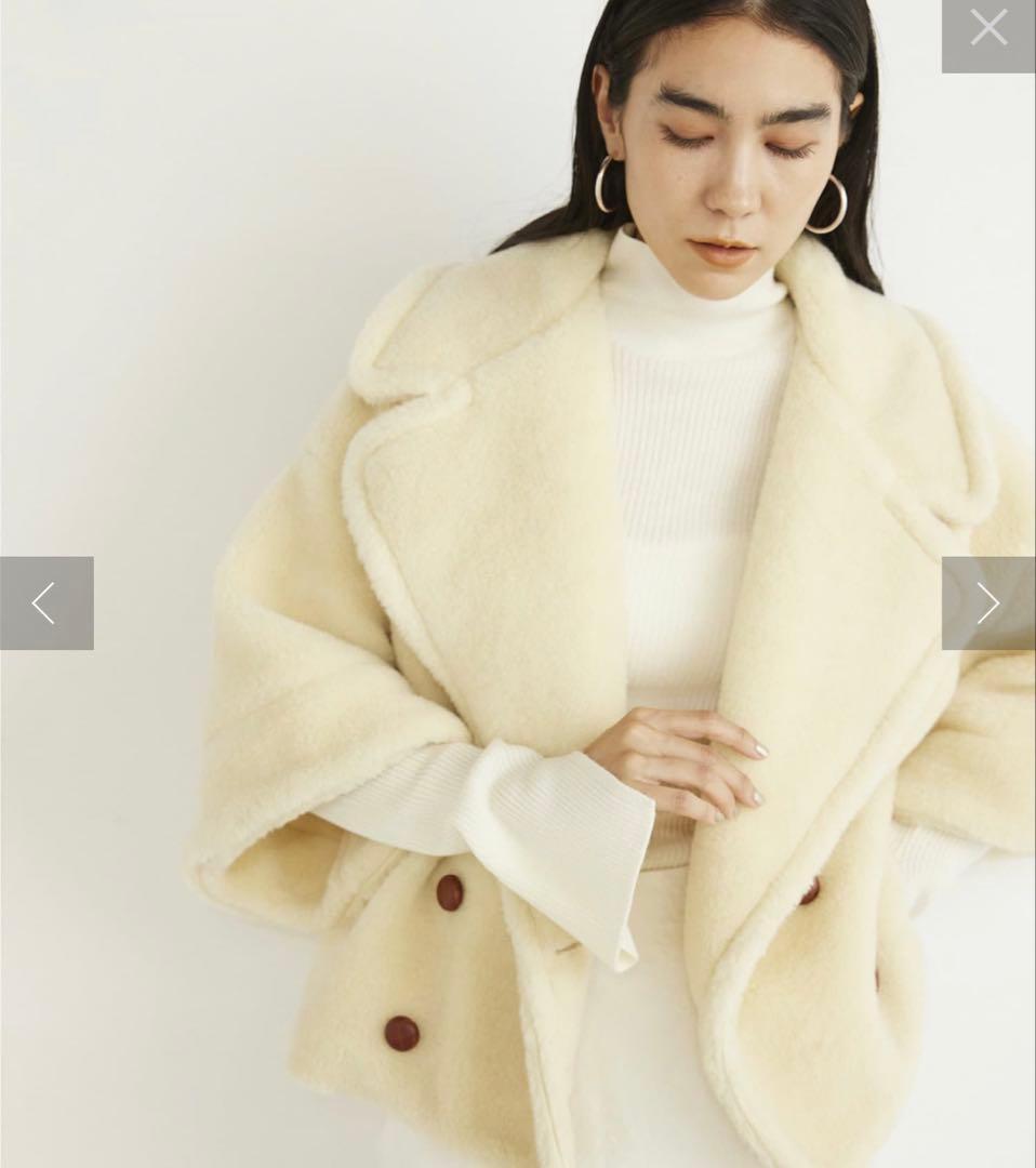 1/10まで値下げ　WhimGazette ウールボアショートコート