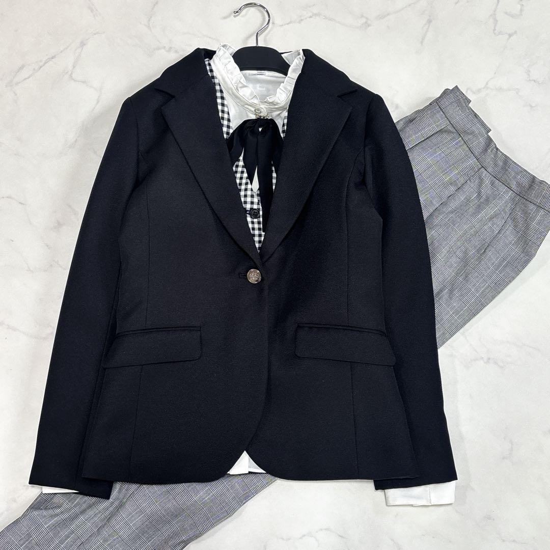 未使用級♡アリサナ セットアップ パンツスーツ チェック 卒服 女の子 160