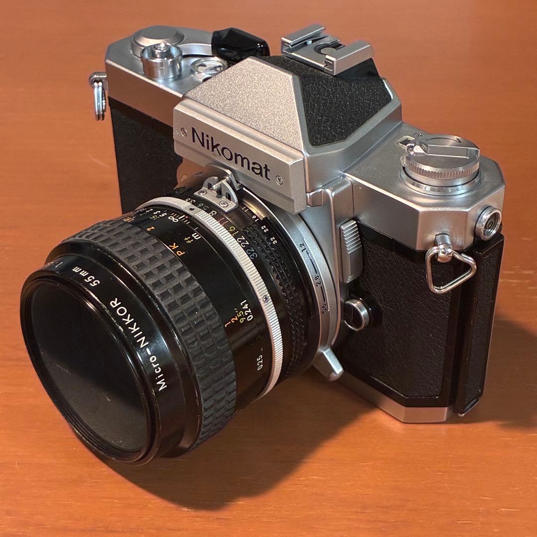 NIKON NIKOMAT FT2 中古品 整備済み レンズ+ストラップ付き