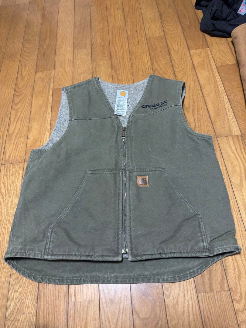 Carhartt オリーブグリーン ベスト
