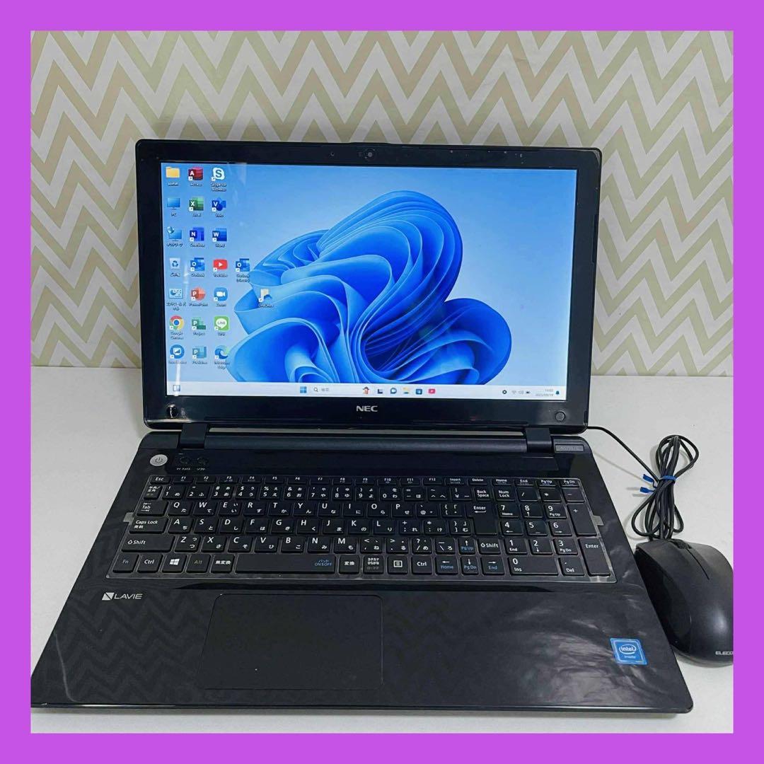 T398 NECノートパソコンSSD高速 WEBカメラWindows11オフィス