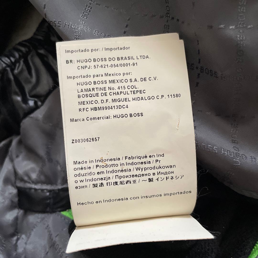 BOSS HUGO BOSS ダウンベスト　スエード　切り替え　2way フード