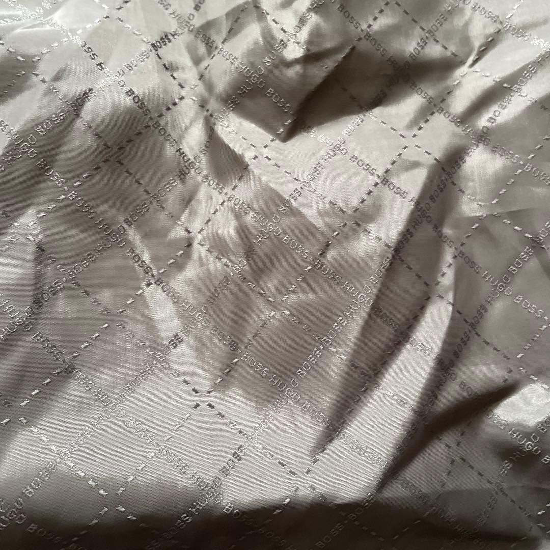 BOSS HUGO BOSS ダウンベスト　スエード　切り替え　2way フード