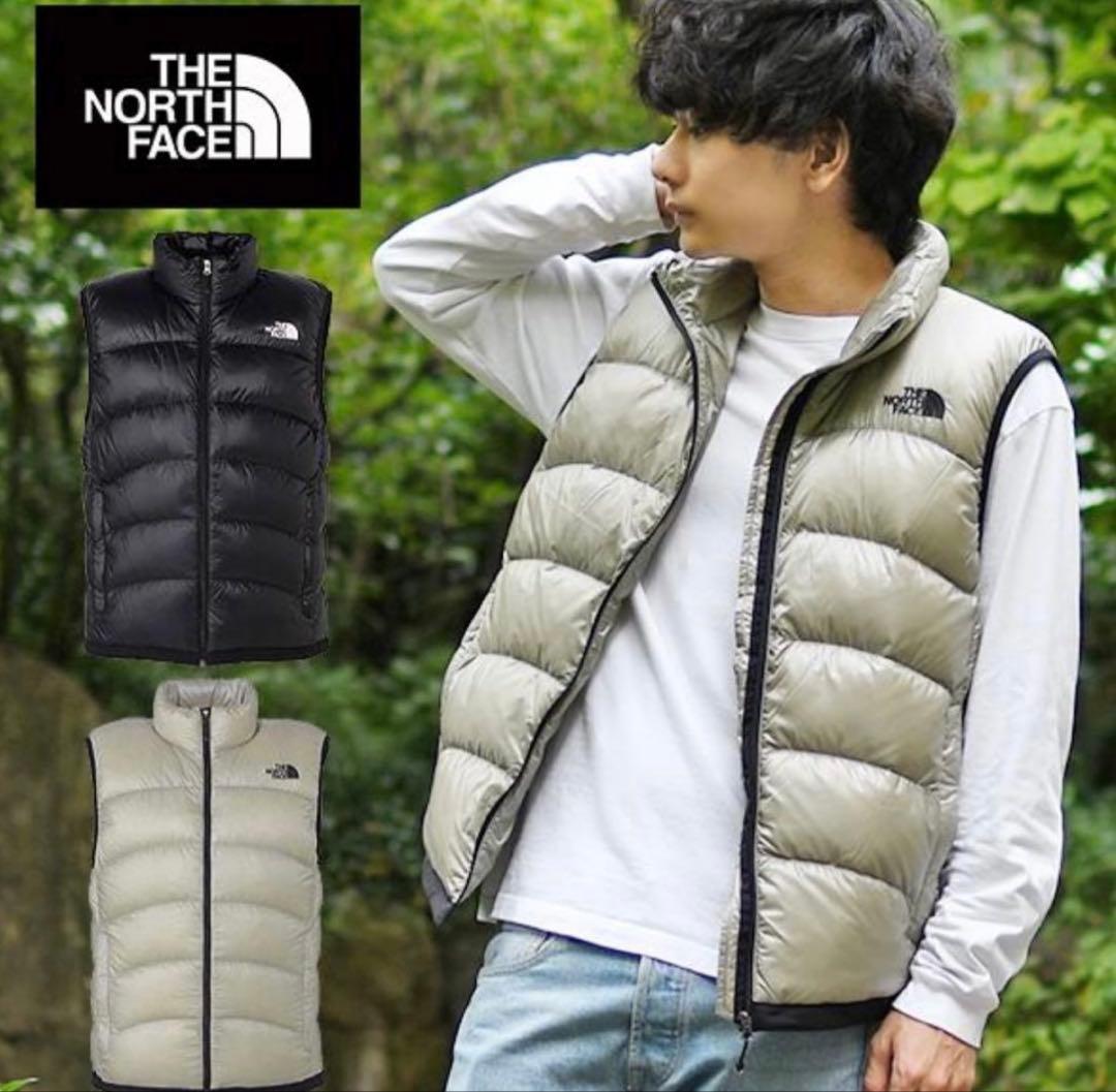 ノースフェイス アコンカグアベスト(クレイグレー)(ＸL)アウター　ダウンベスト